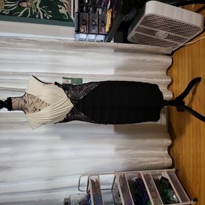 NWT Black and White Dress Size 12